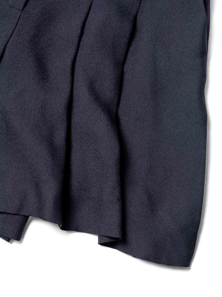 Top Quality Chanel CC Logo Silk Pleated Shorts Black