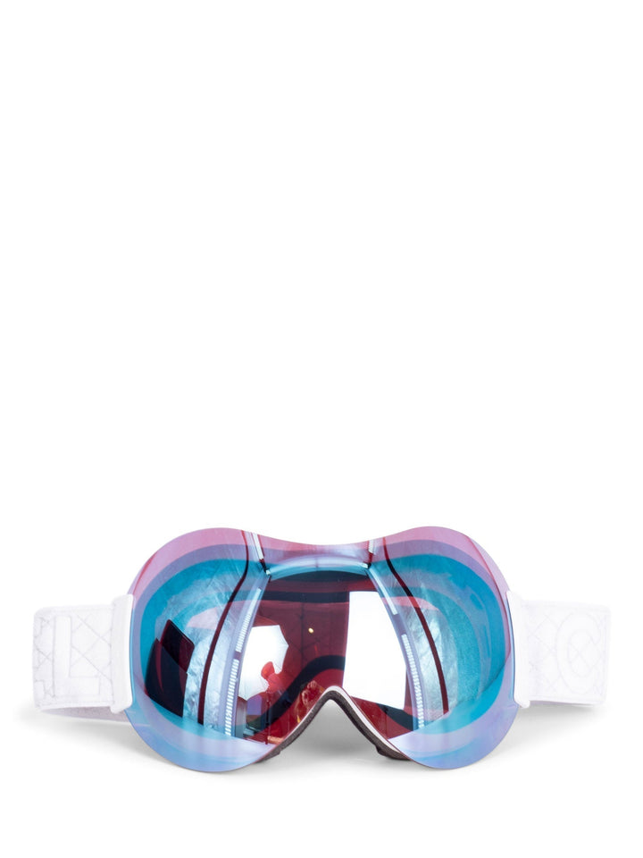Top Quality Chanel CC Logo Ski Goggles with Quilted Leather Clutch Black