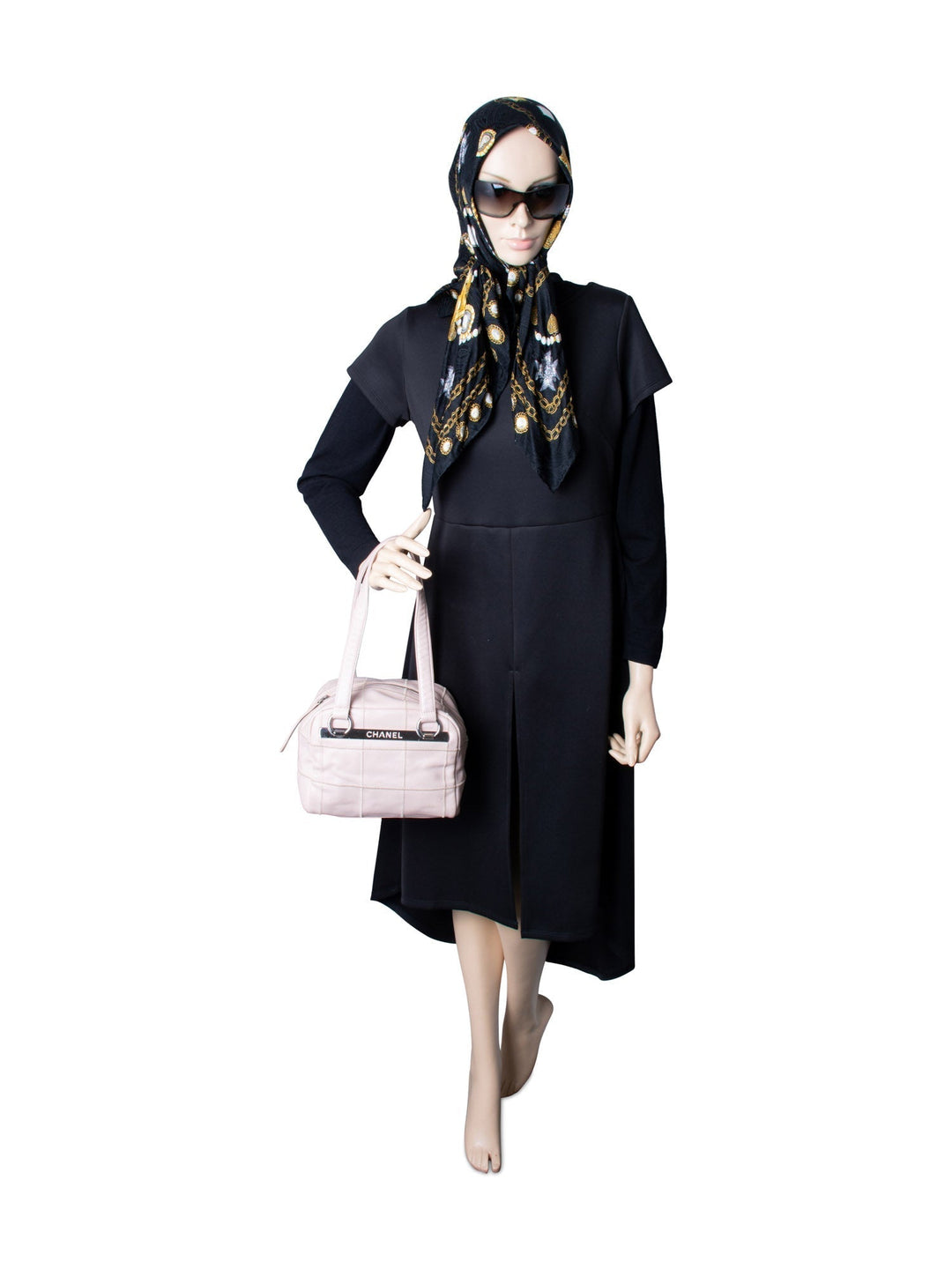 Top Quality Chanel CC Logo Soft Quilted Leather Duffle Shoulder Bag Pink