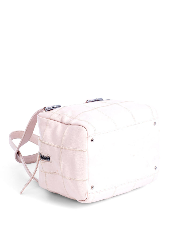 Top Quality Chanel CC Logo Soft Quilted Leather Duffle Shoulder Bag Pink