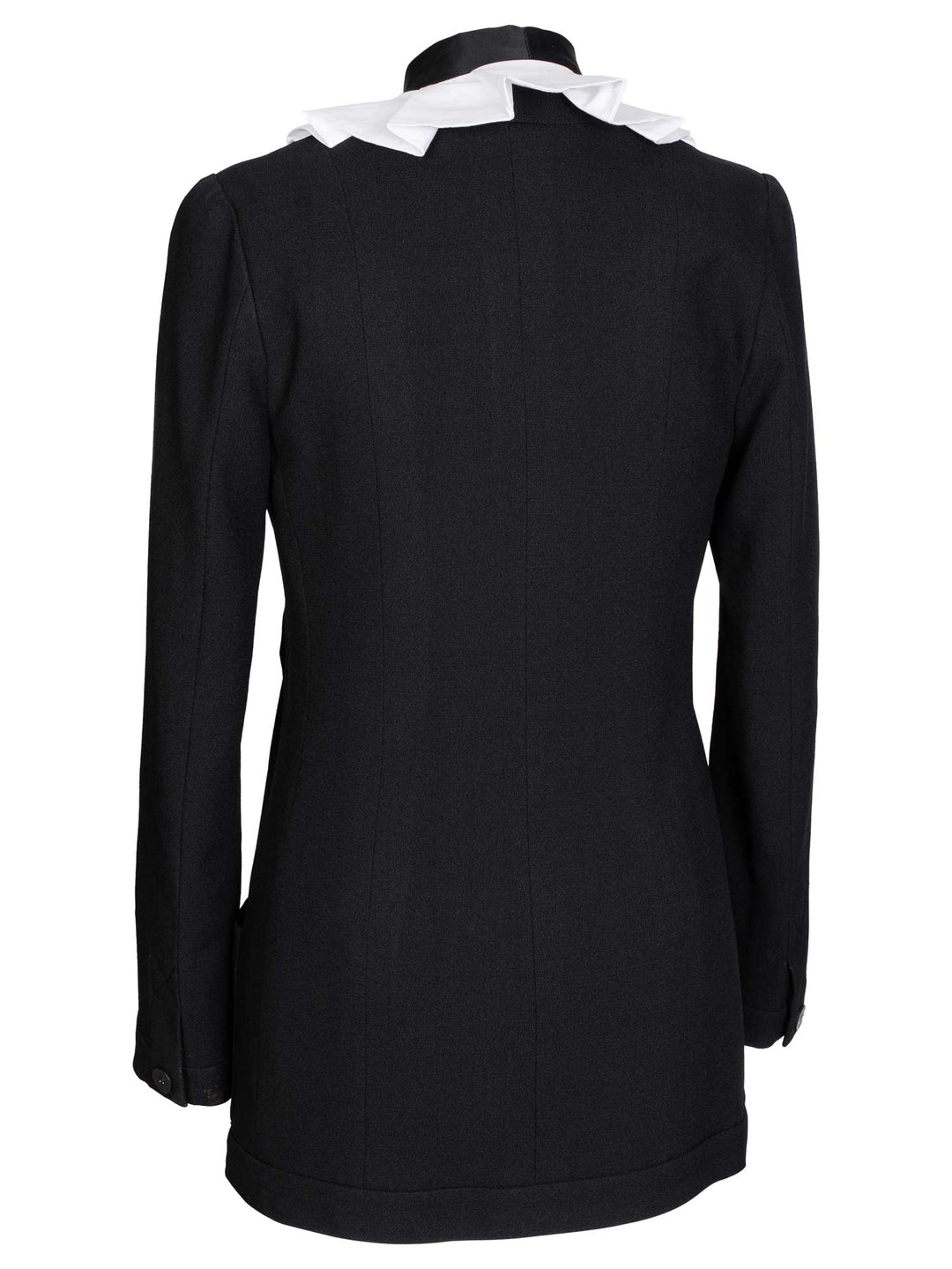 Top Quality Chanel CC Logo Tweed Fitted Jacket Black