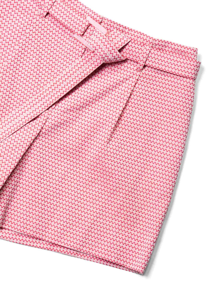 Top Quality Chanel CC Logo Tweed Jacket Shorts 2 Piece Set Red