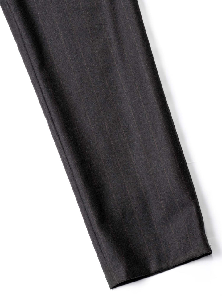Top Quality Chanel CC Logo Wool Cashmere High Waisted Pants Brown