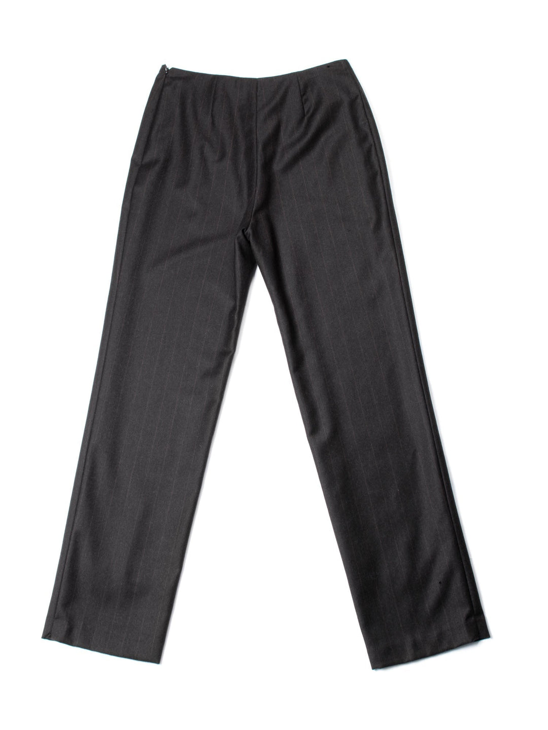 Top Quality Chanel CC Logo Wool Cashmere High Waisted Pants Brown