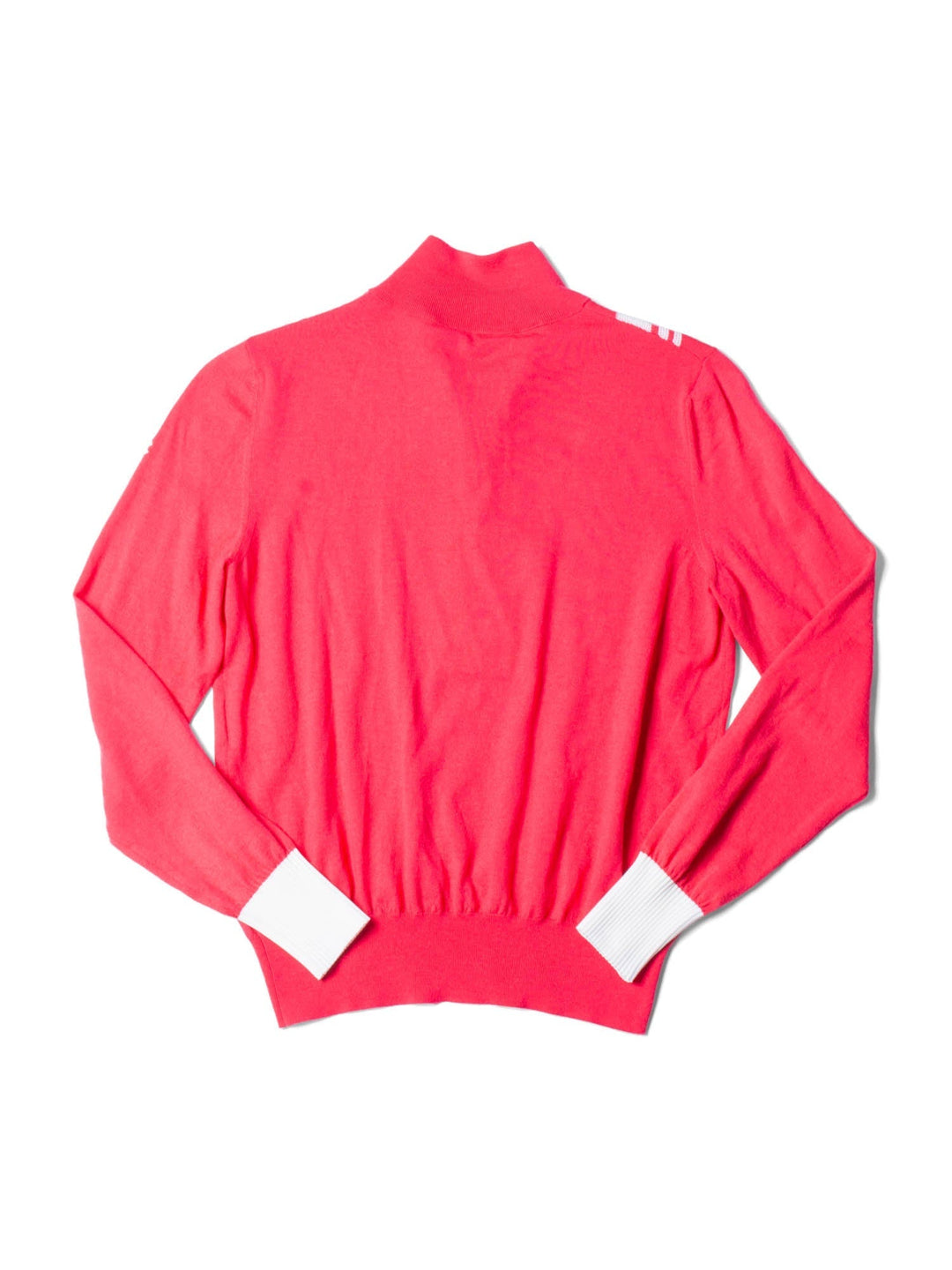 Top Quality Chanel CC Logo Wool Chevron Sweater Pink White