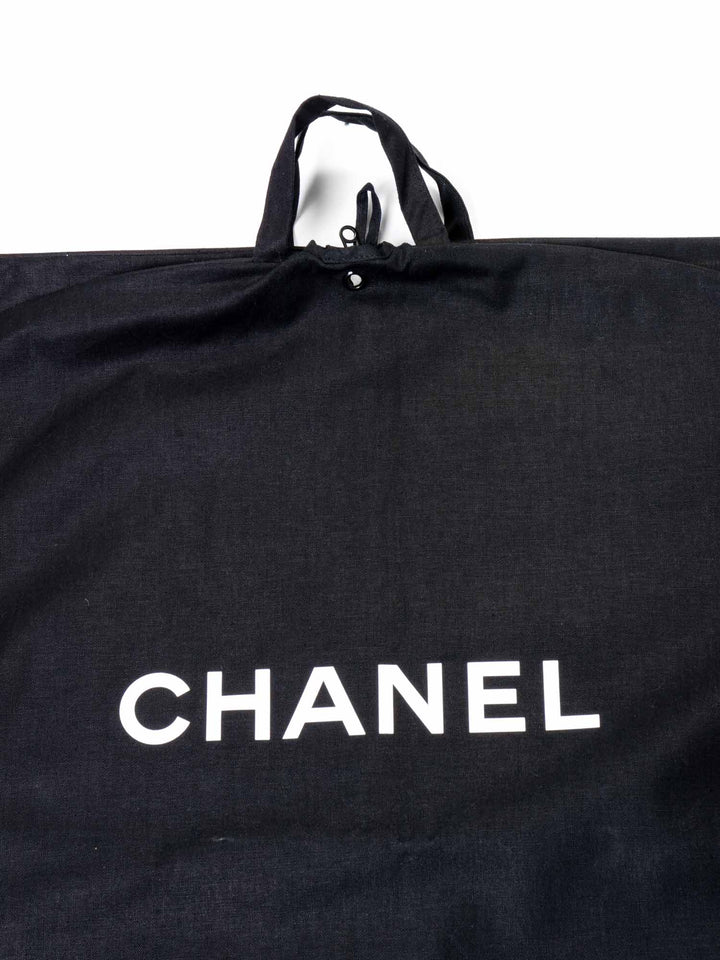 Top Quality Chanel Canvas Garment Cover Bag Black