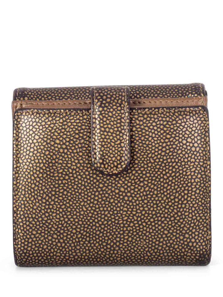 Top Quality Chanel Caviar Leather CC Logo Timeless Bifold Wallet Brown