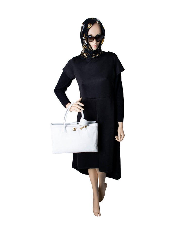 Top Quality Chanel Caviar Leather Cerf Executive Shopper Tote White