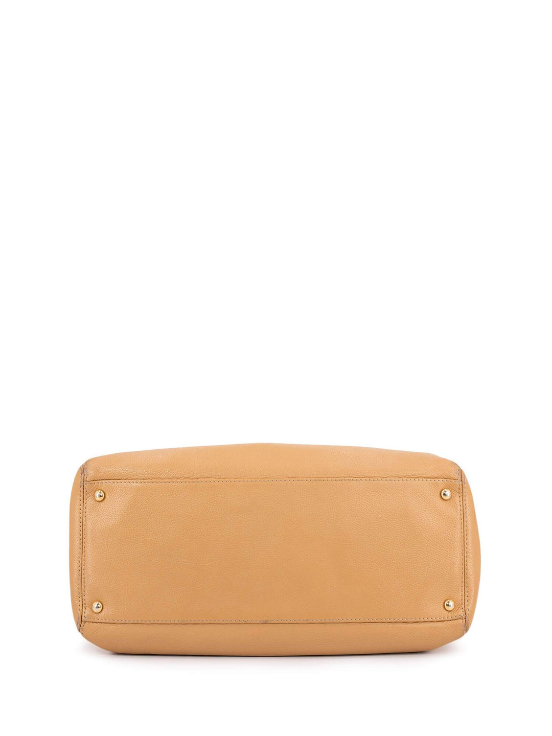 Top Quality Chanel Caviar Leather Cerf Shopper Bag Beige
