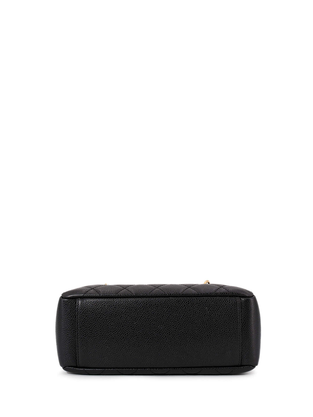 Top Quality Chanel Caviar Quilted CC Logo PST Bag Black