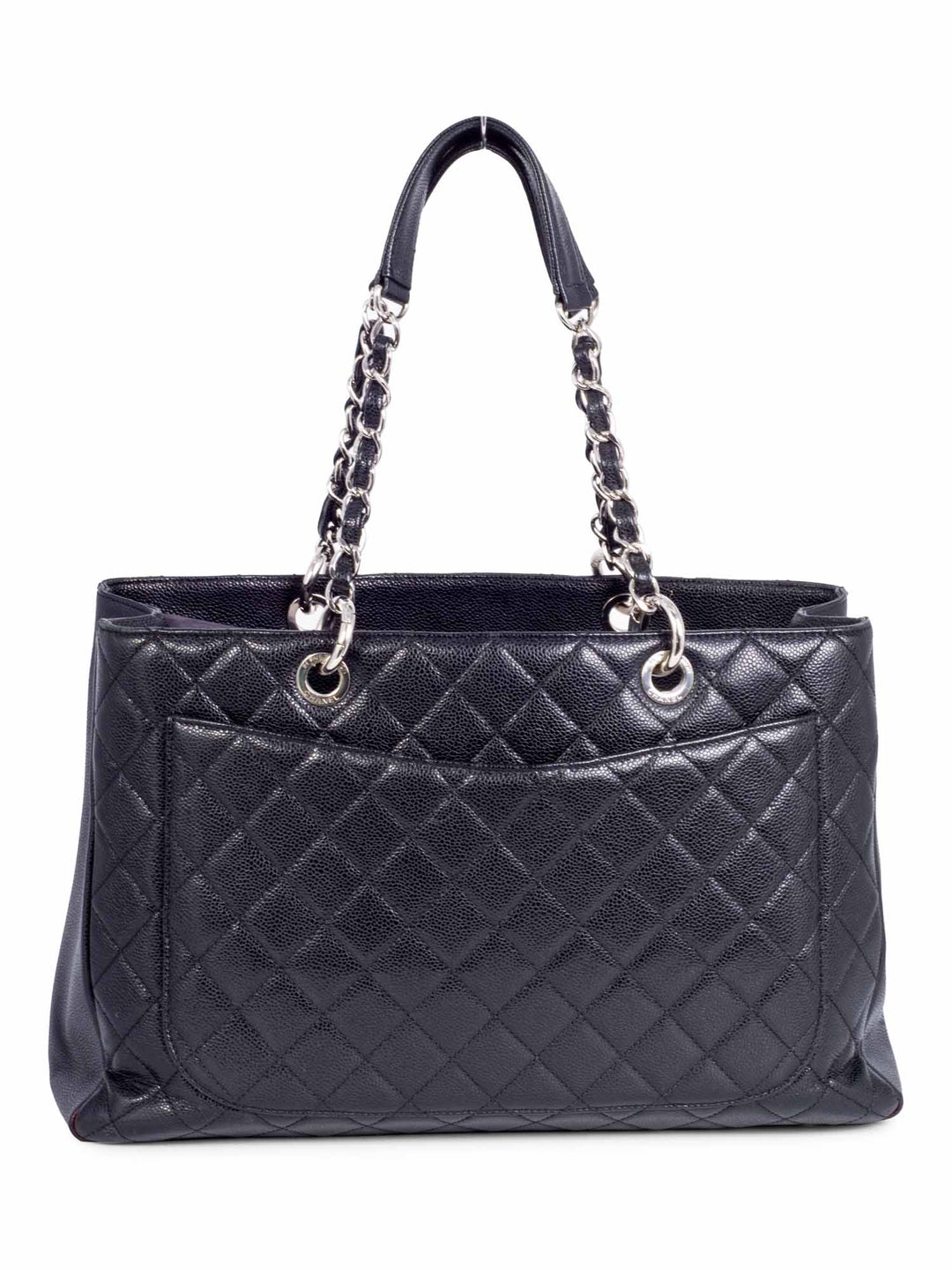 Top Quality Chanel Caviar Quilted Grand Shopping XL Bag Black
