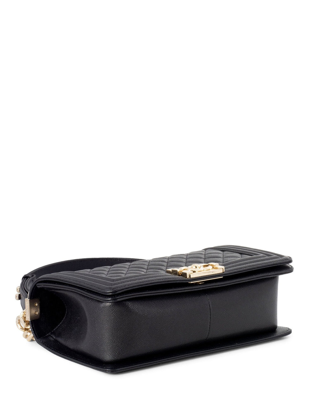 Top Quality Chanel Caviar Quilted Medium Boy Flap Bag Black