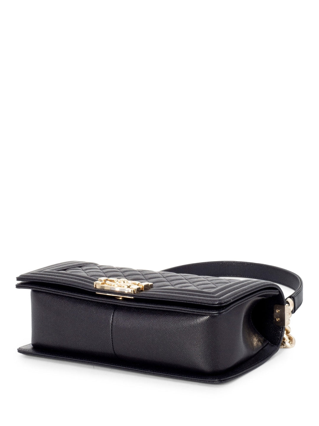 Top Quality Chanel Caviar Quilted Medium Boy Flap Bag Black