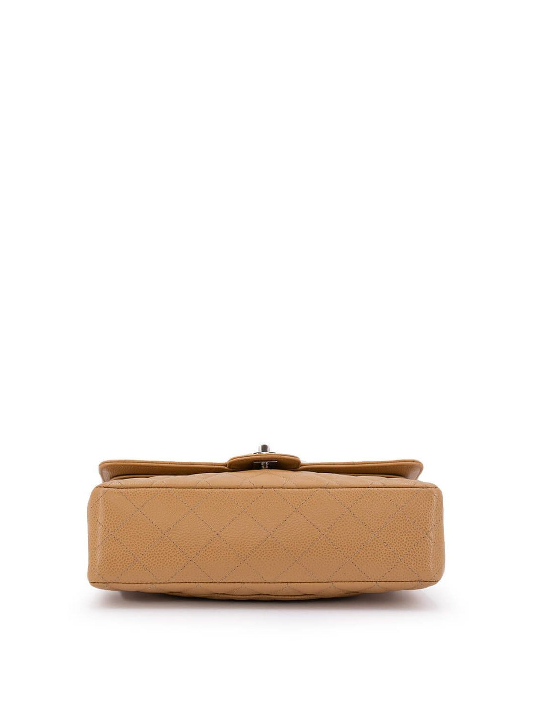 Top Quality Chanel Caviar Quilted Medium Double Flap Bag Beige