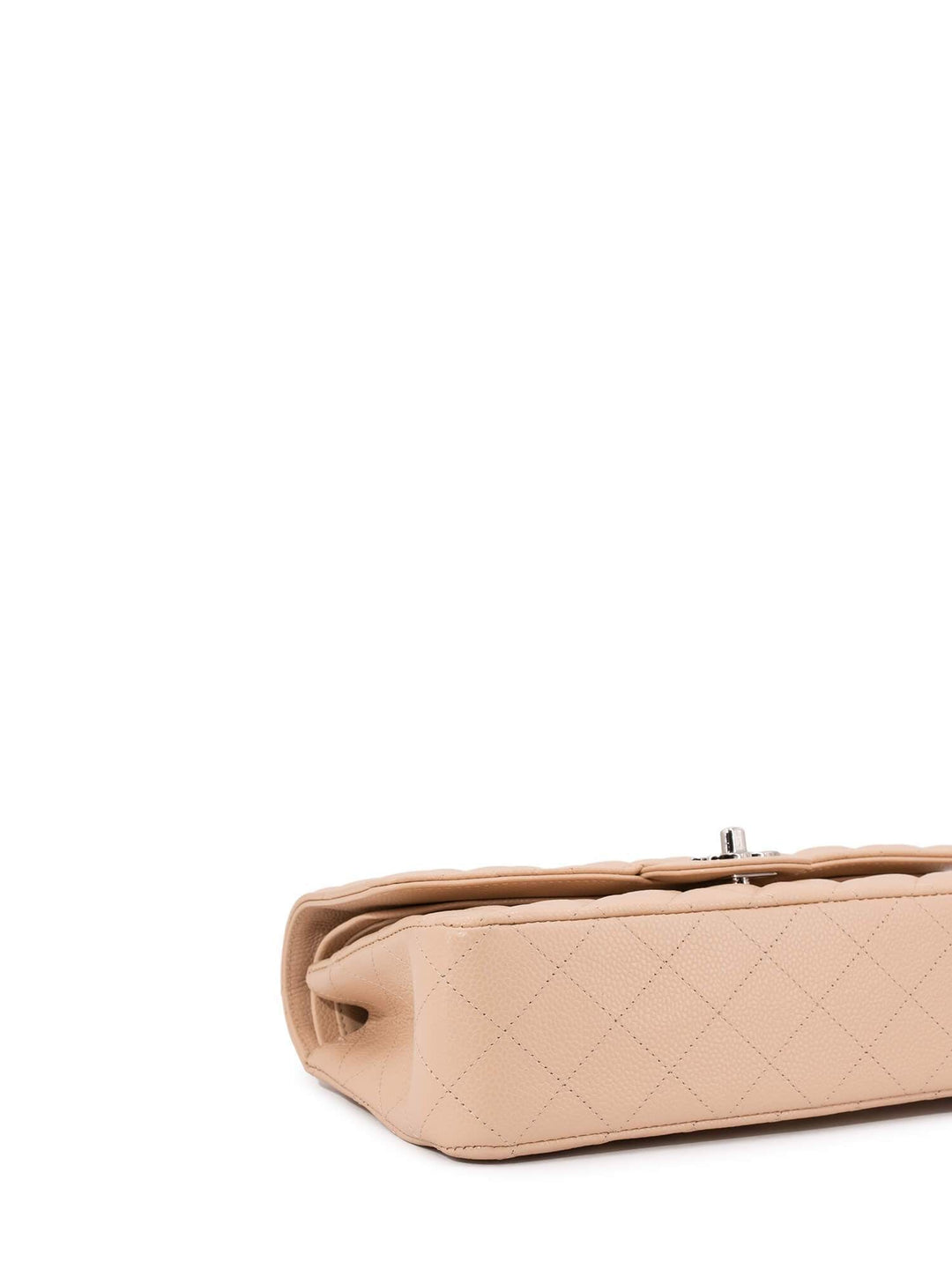 Top Quality Chanel Caviar Quilted Medium Double Flap Bag Beige
