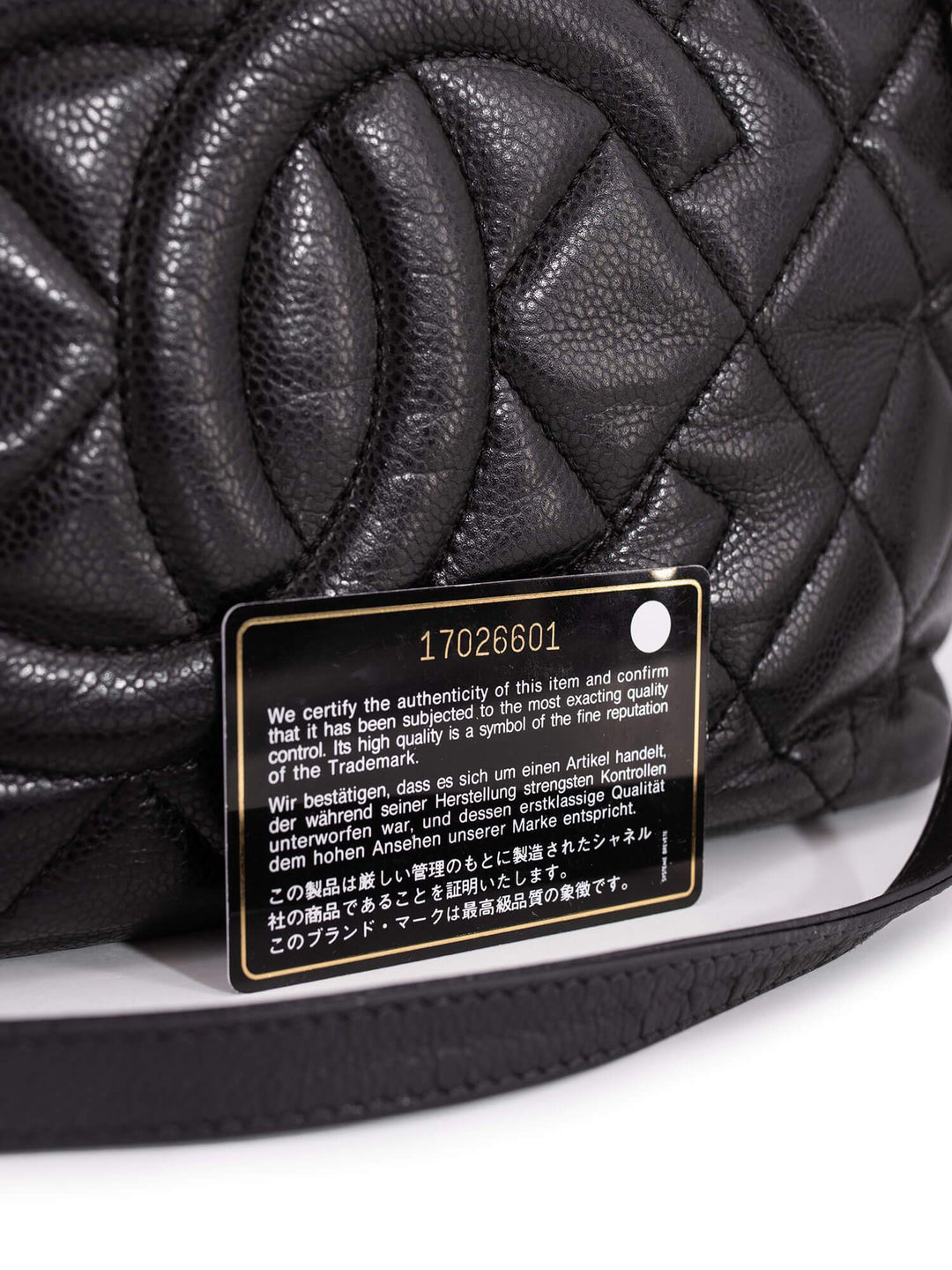 Top Quality Chanel Caviar Quilted Timeless Soft Shopper Bag Black