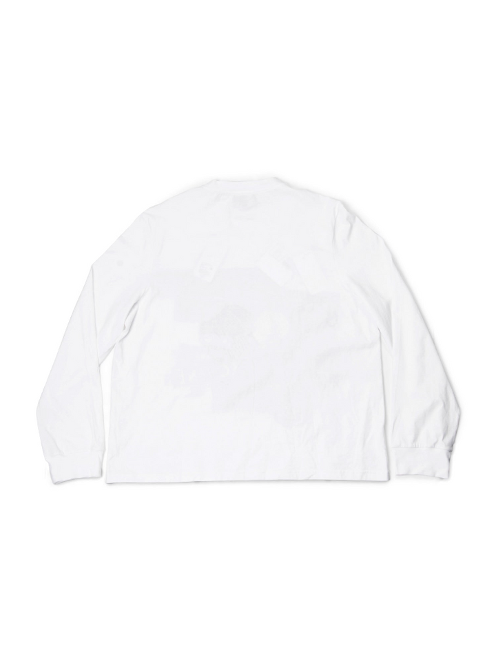 Top Quality Chanel Cotton Sequin CC Logo Shirt White Black
