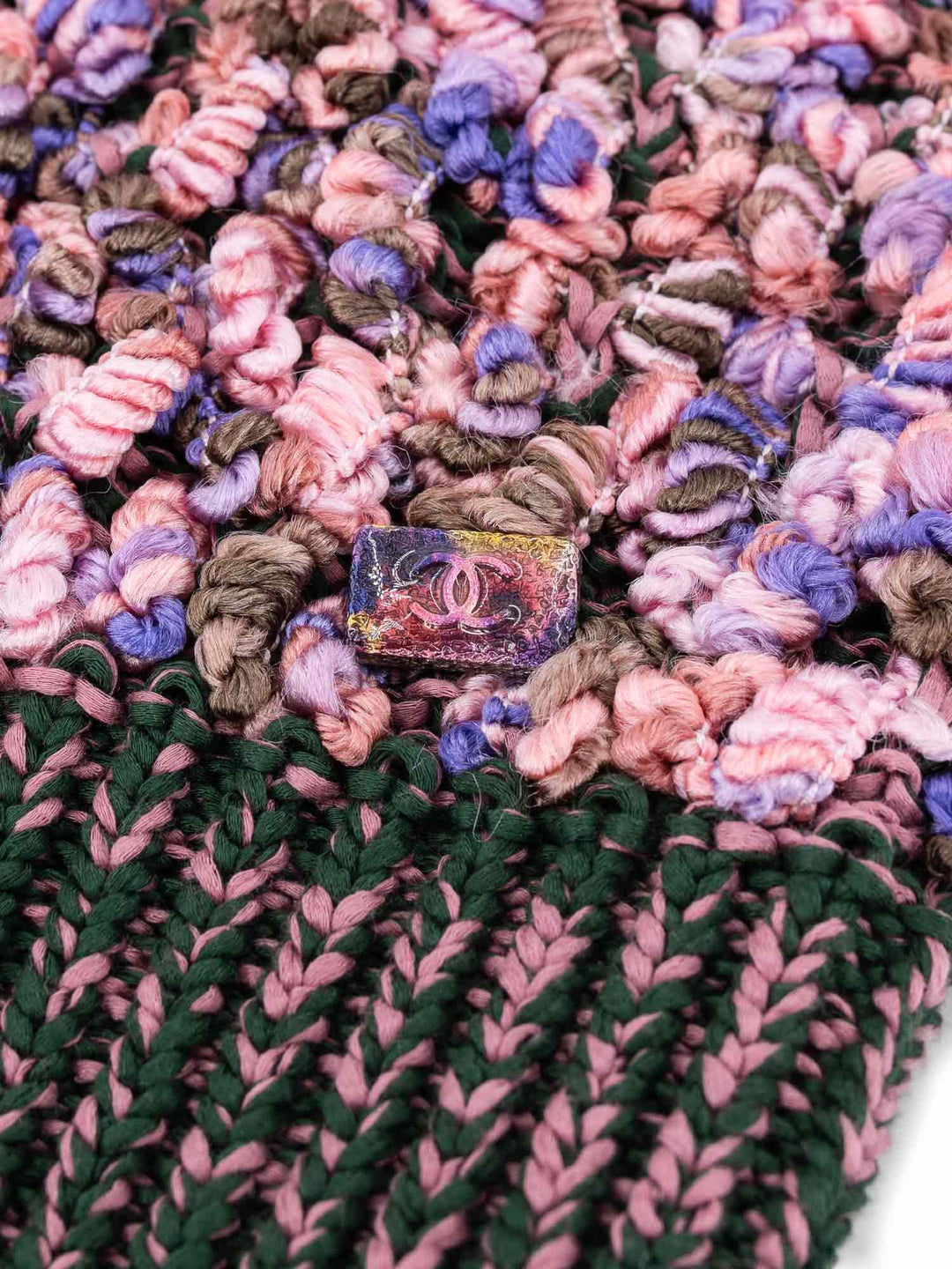 Top Quality Chanel Cotton Silk Knitted Tweed Vest Multicolor