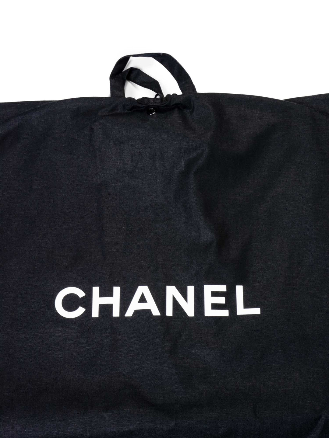 Top Quality Chanel Extra Long Canvas Garment Cover Bag Black
