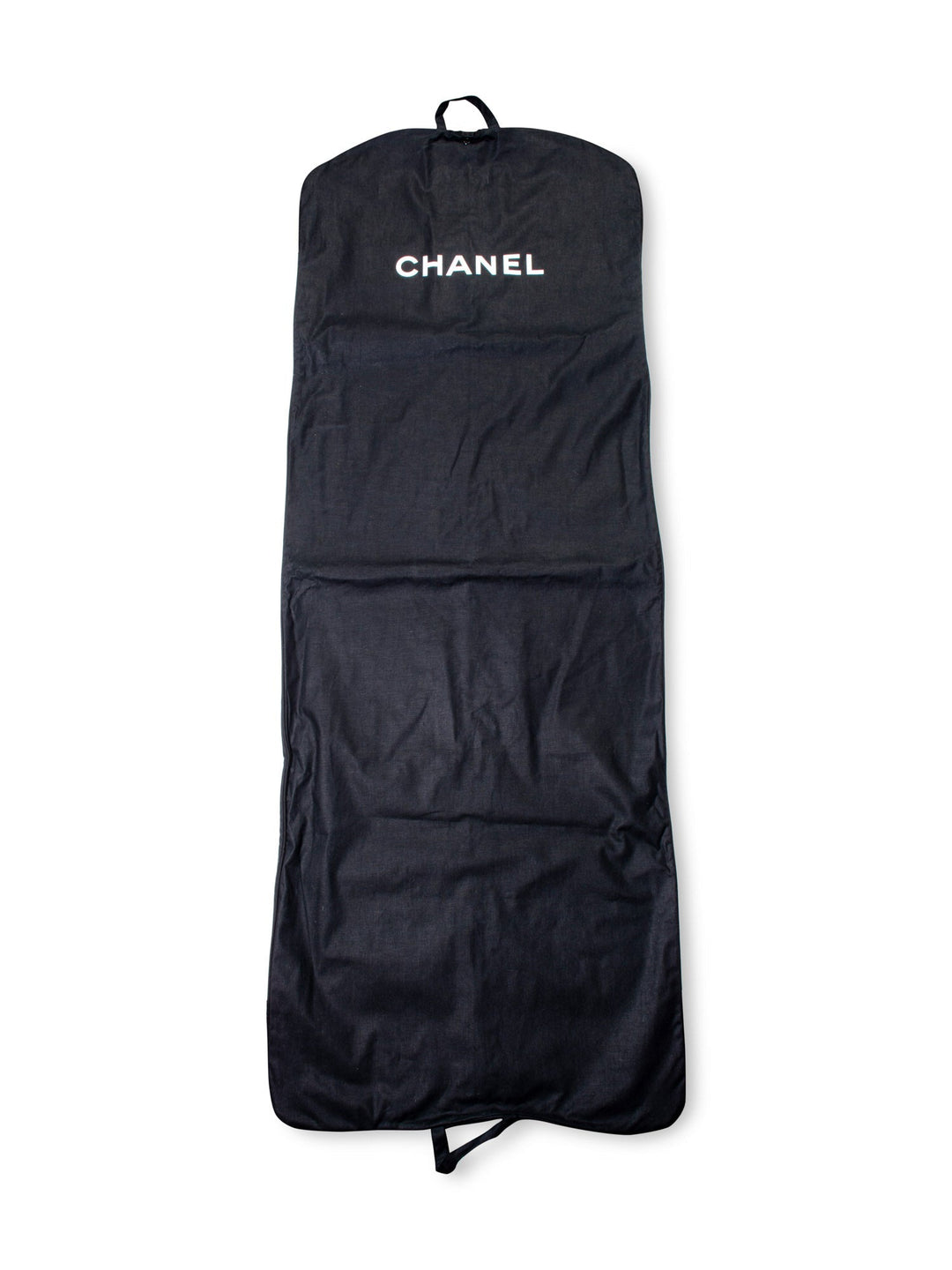 Top Quality Chanel Extra Long Canvas Garment Cover Bag Black