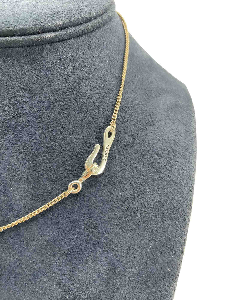 Top Quality Chanel Good Luck Clover Choker Necklace Purple Stone Silver