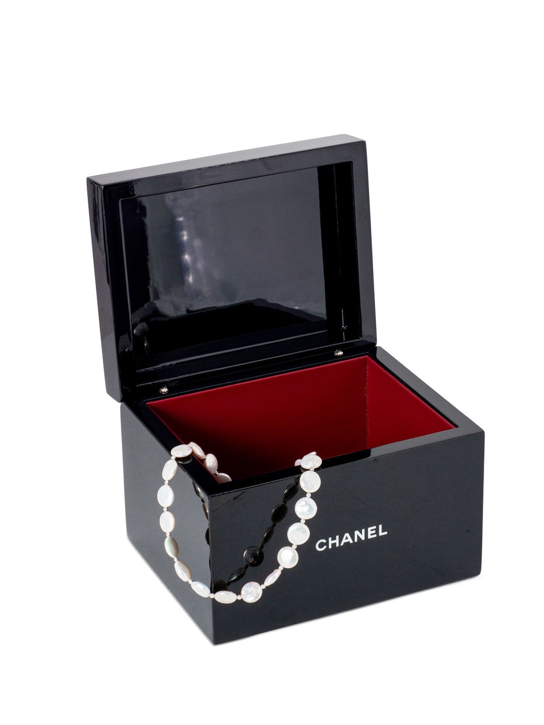 Top Quality Chanel Lacquered Beauty Jewelry Box Black