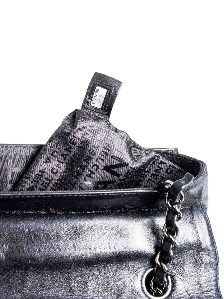 Top Quality Chanel Lambskin Leather Square Quilted Reissue Flap Bag Black