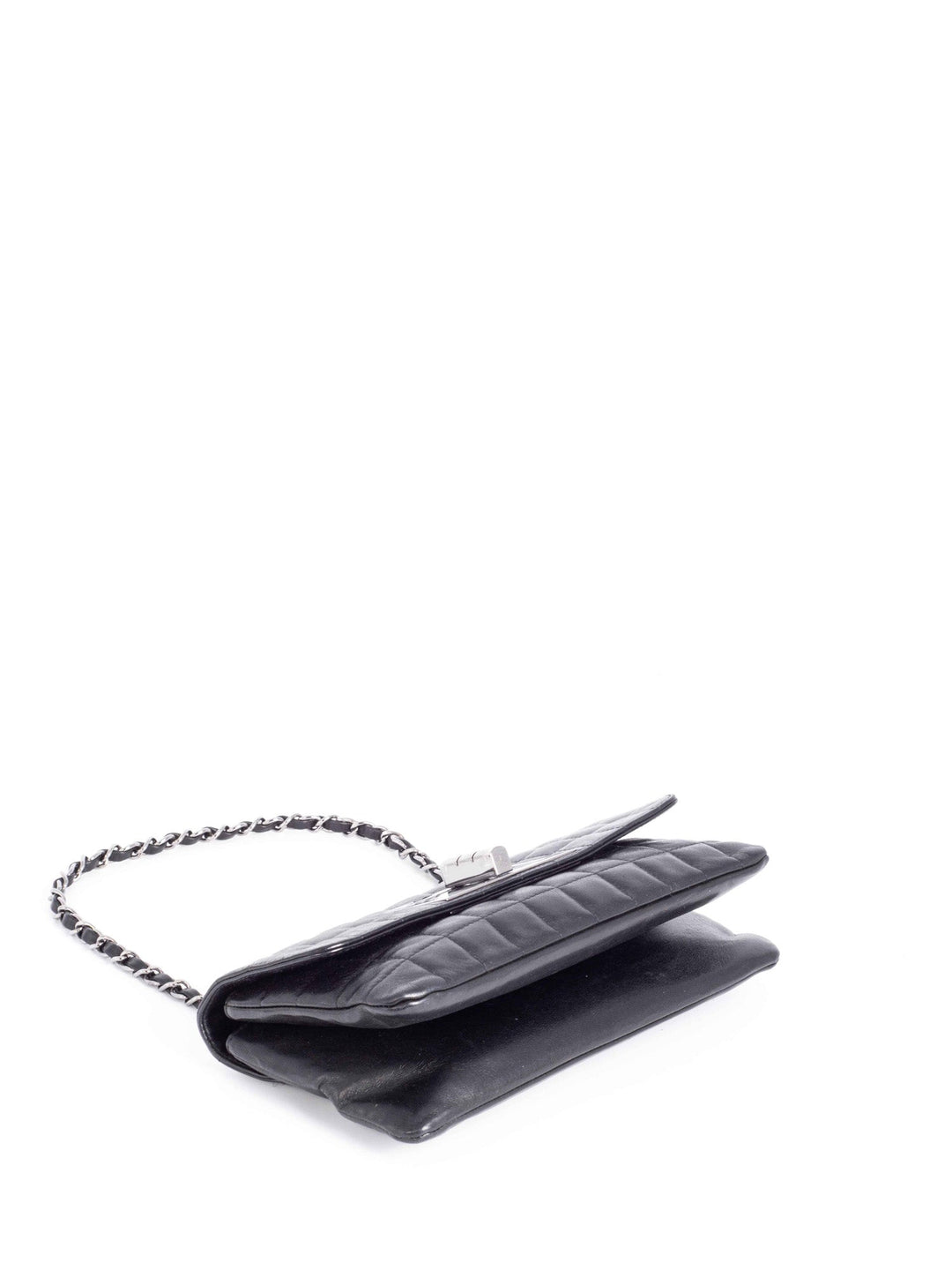 Top Quality Chanel Lambskin Leather Square Quilted Reissue Flap Bag Black