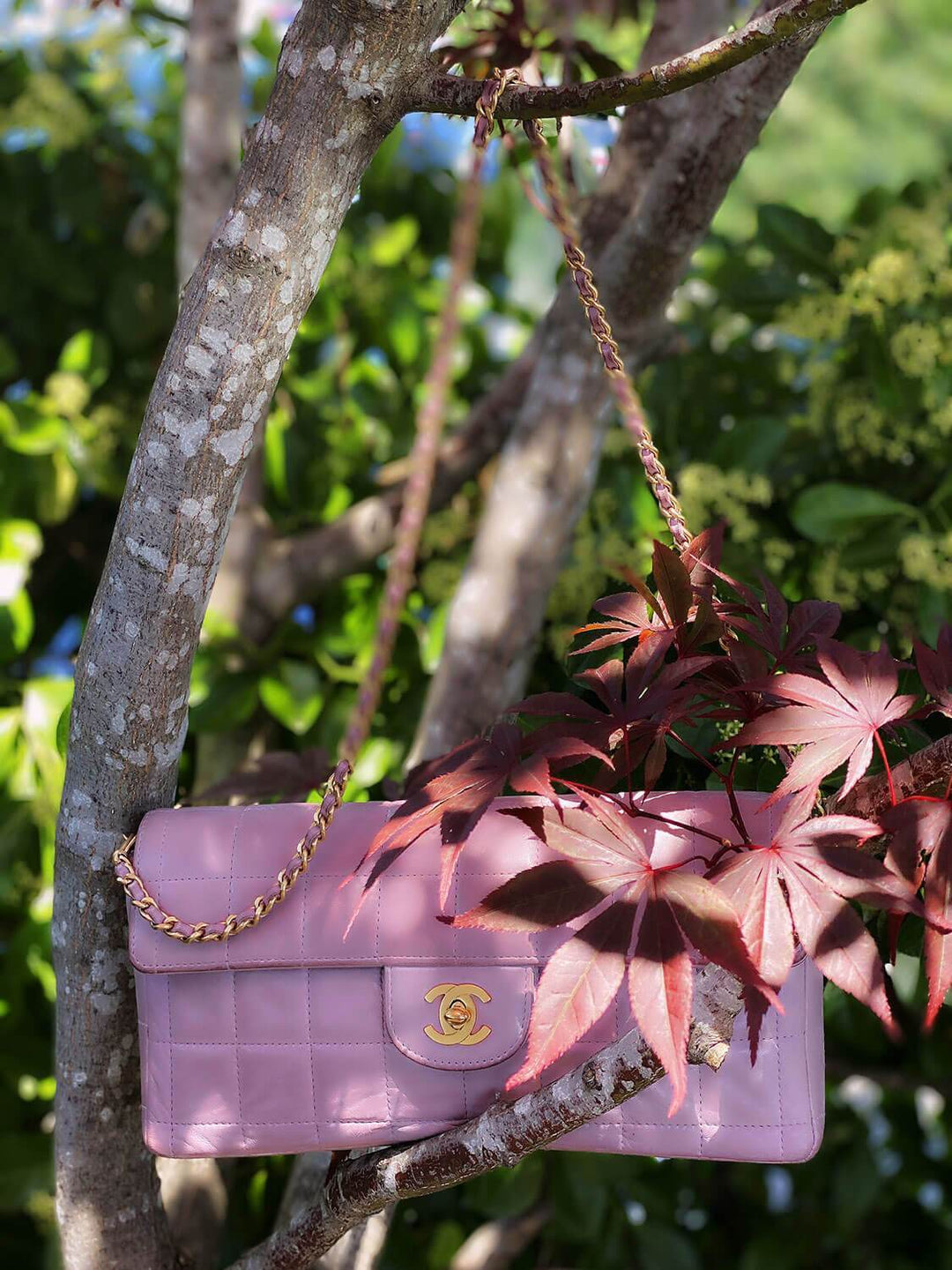 Top Quality Chanel Lambskin Quilted Medium Flap Bag Pink