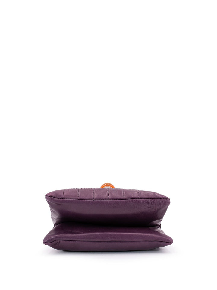Top Quality Chanel Lambskin Quilted Mini Flap Bag Purple