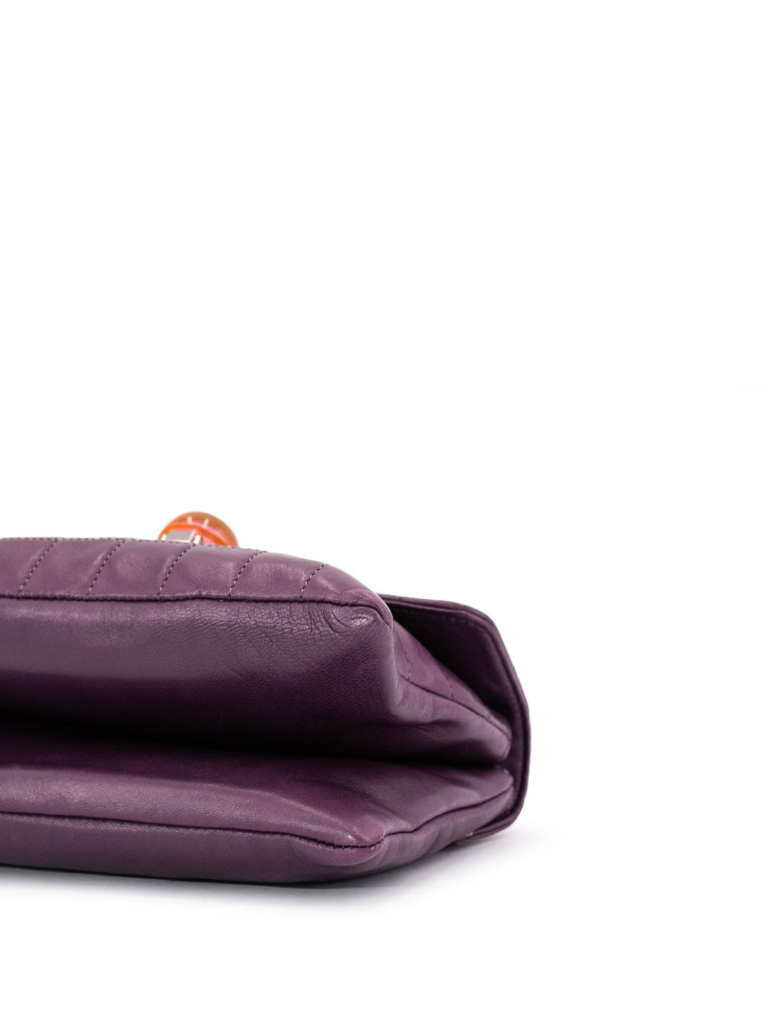 Top Quality Chanel Lambskin Quilted Mini Flap Bag Purple