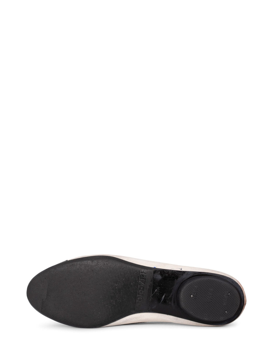 Top Quality Chanel Leather CC Logo Cap Toe Ballet Flats Shoes White Black