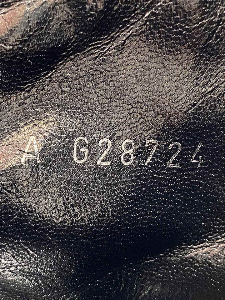 Top Quality Chanel Leather CC Logo Cap Toe Two Toned Booties Black Grey
