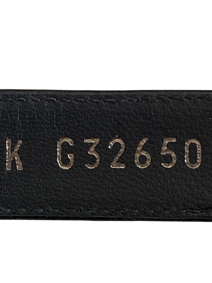 Top Quality Chanel Leather CC Logo Gladiator Sandals Black