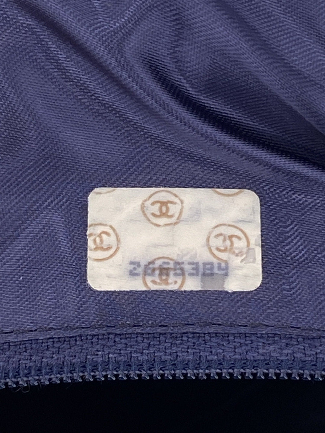 Top Quality Chanel Leather CC Logo Tassel Camera Messenger Bag Blue White