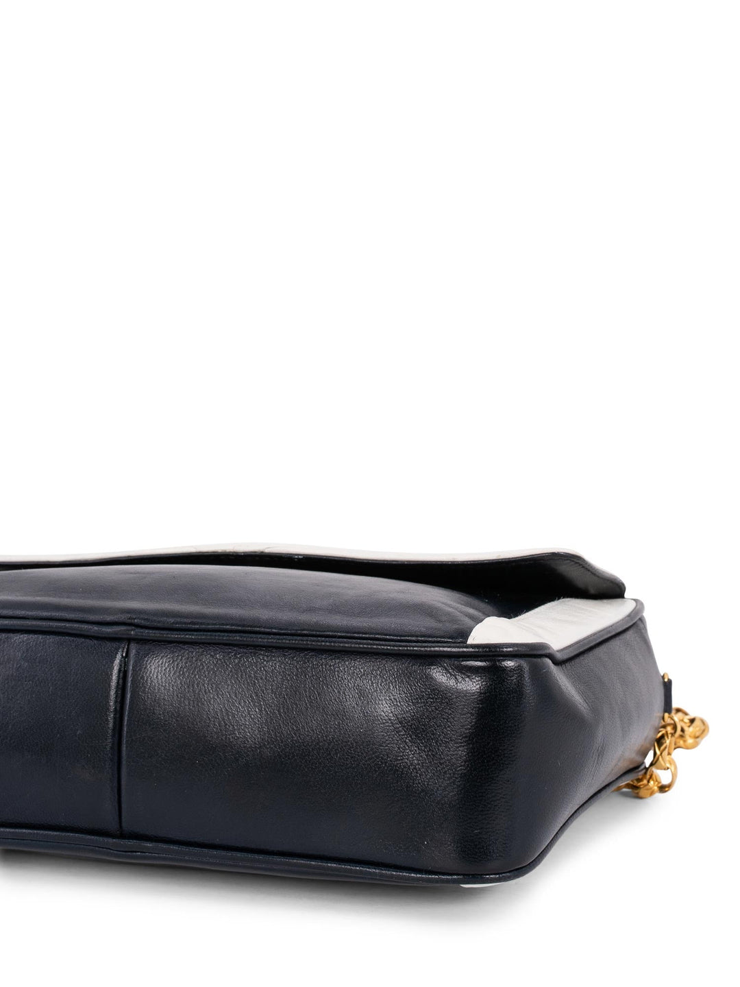Top Quality Chanel Leather CC Logo Tassel Camera Messenger Bag Blue White