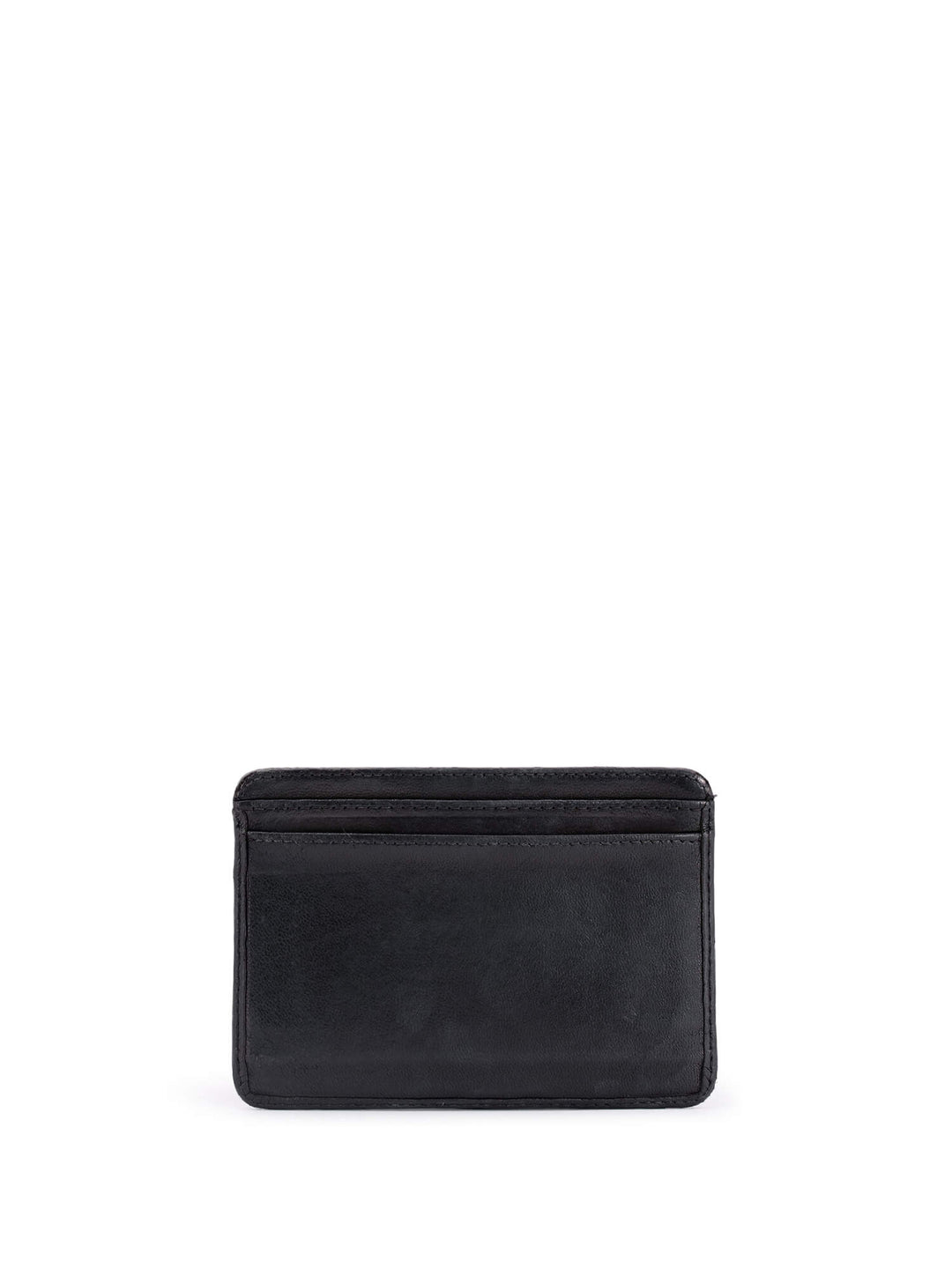 Top Quality Chanel Leather Quilted CC Logo Card Holder Wallet Black
