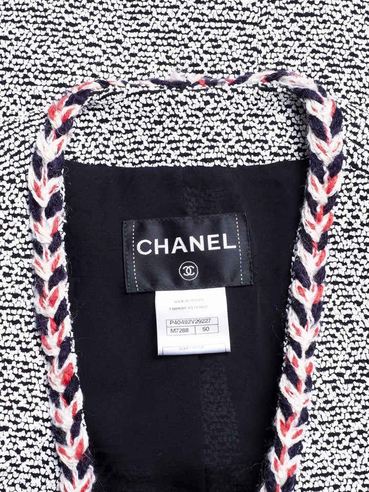 Top Quality Chanel Lesage Tweed Fringe Jacket Multicolor