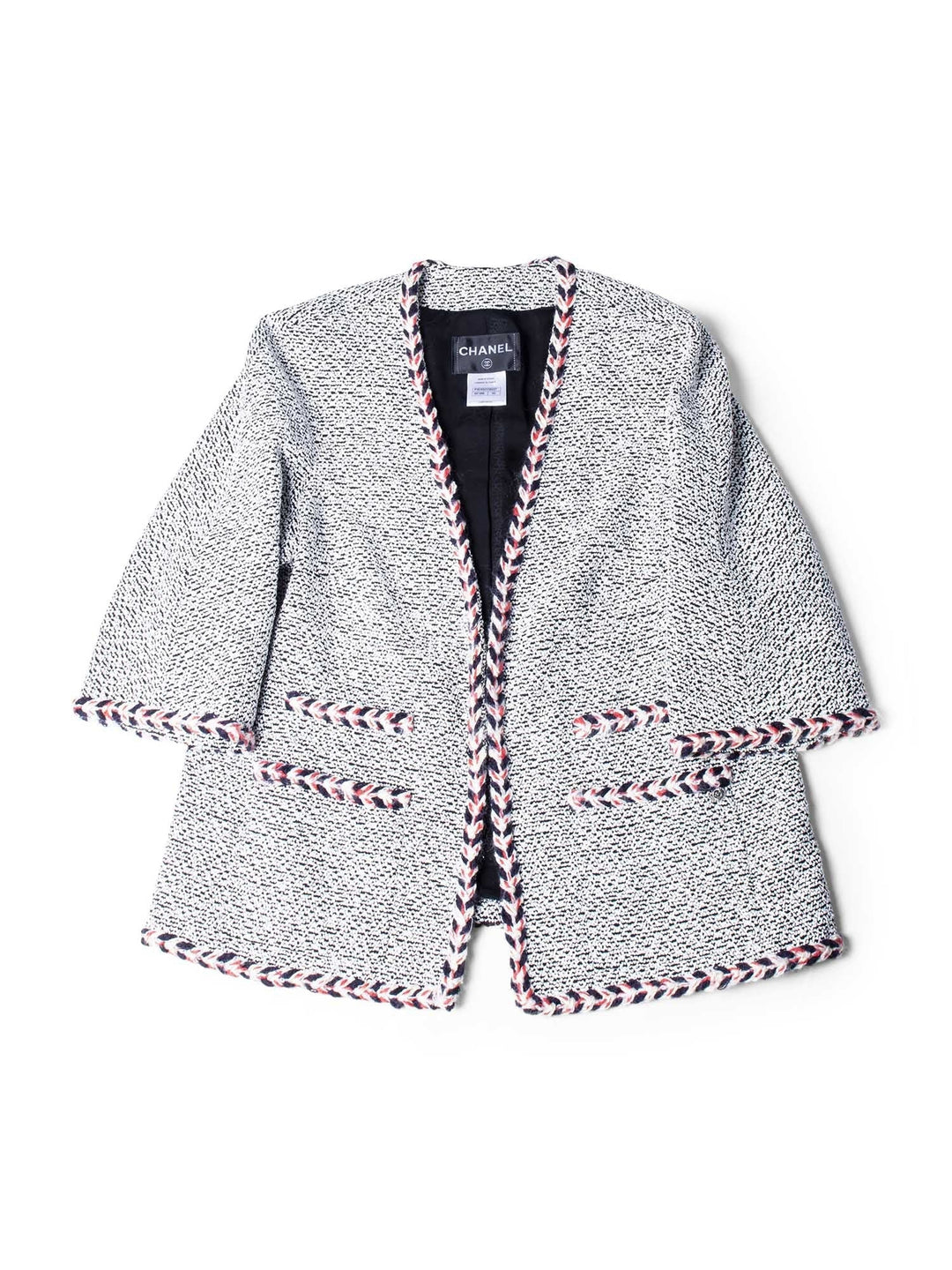 Top Quality Chanel Lesage Tweed Fringe Jacket Multicolor