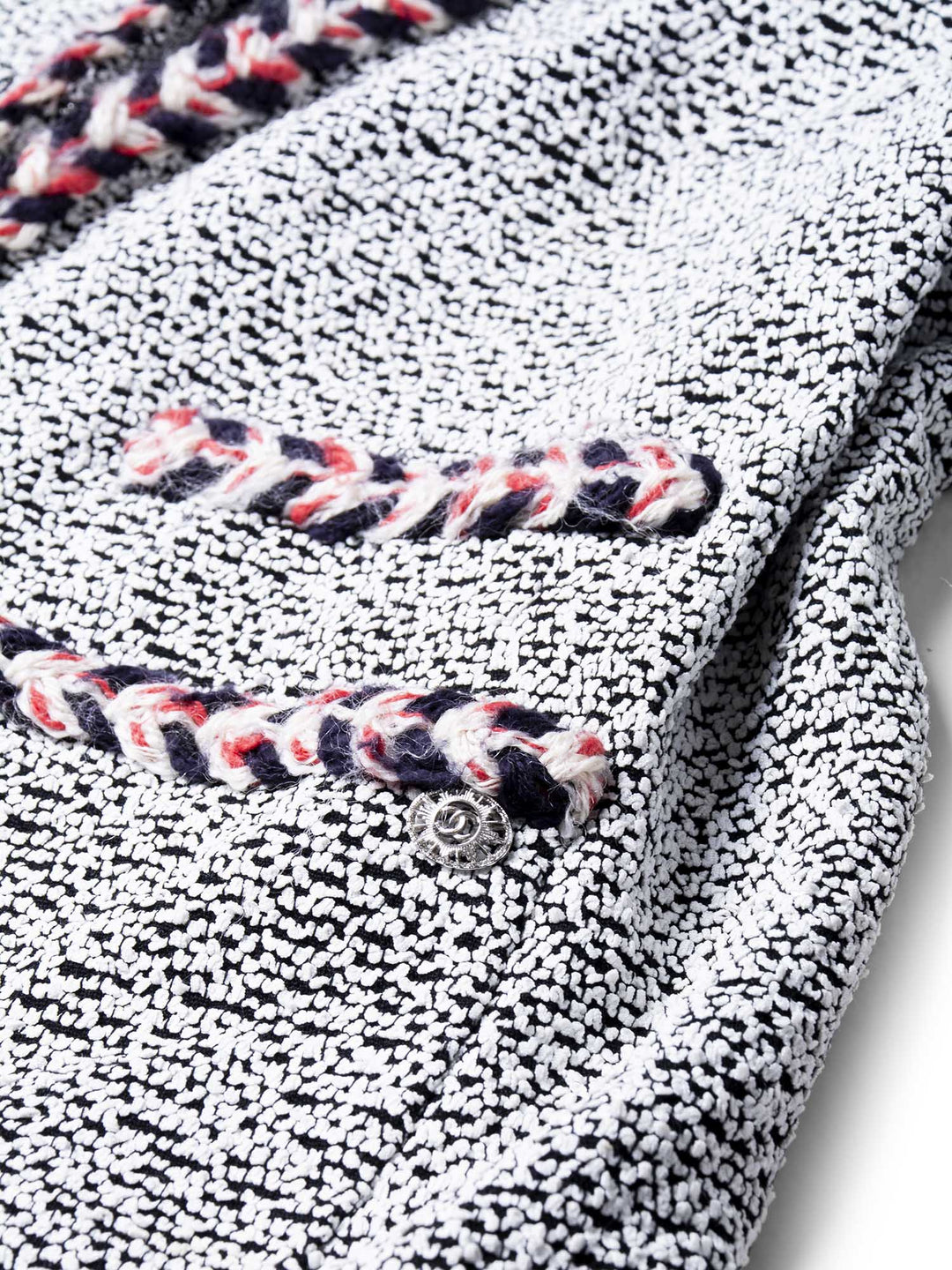 Top Quality Chanel Lesage Tweed Fringe Jacket Multicolor