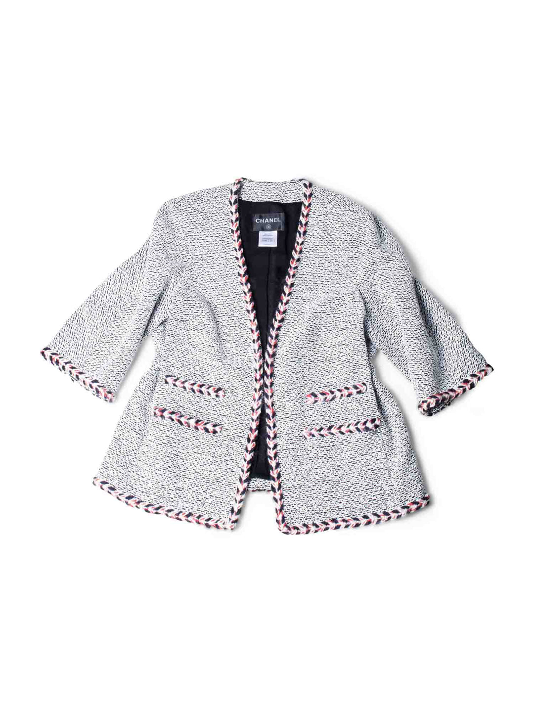 Top Quality Chanel Lesage Tweed Fringe Jacket Multicolor
