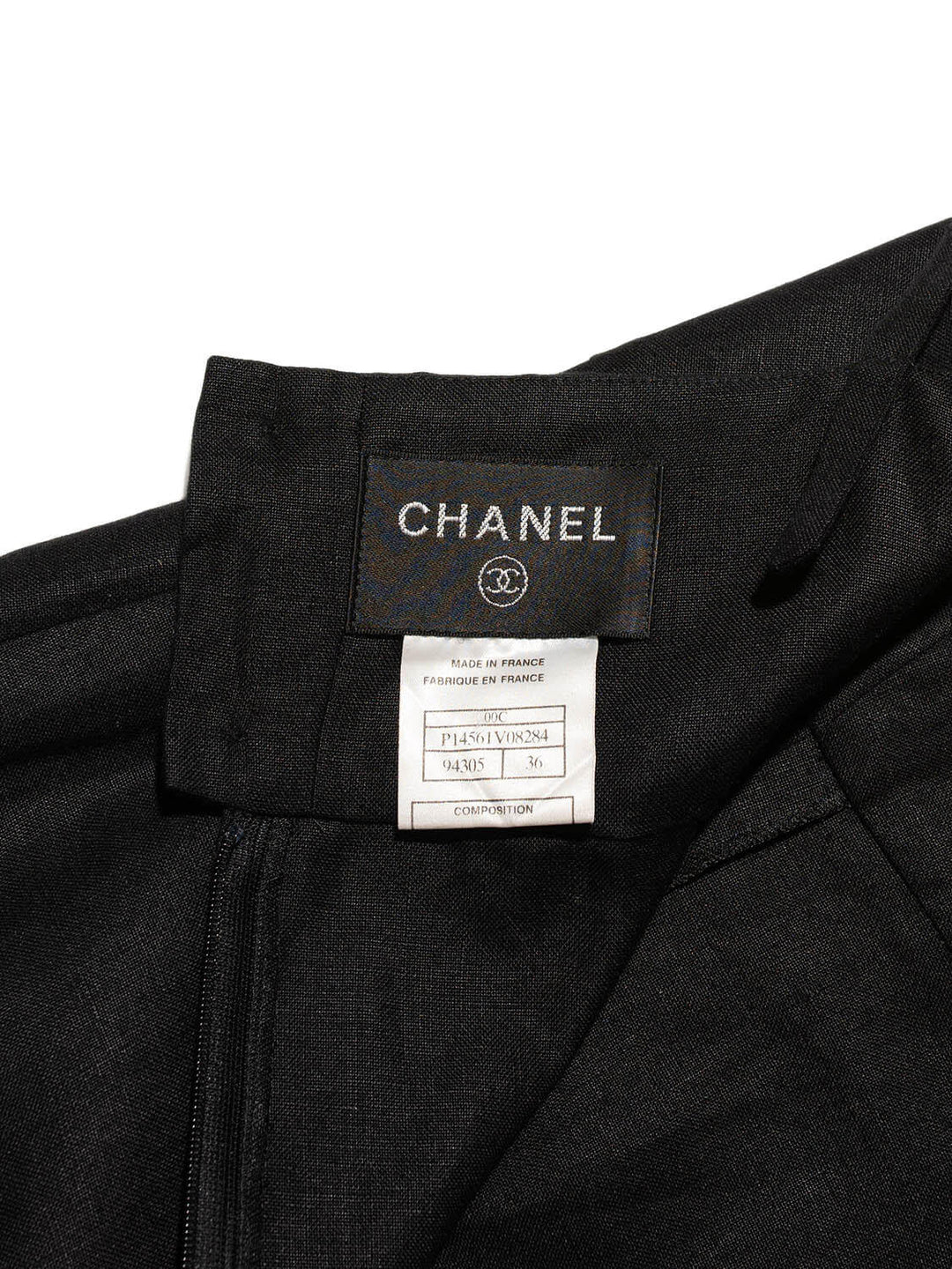 Top Quality Chanel Linen Maxi Dress Black