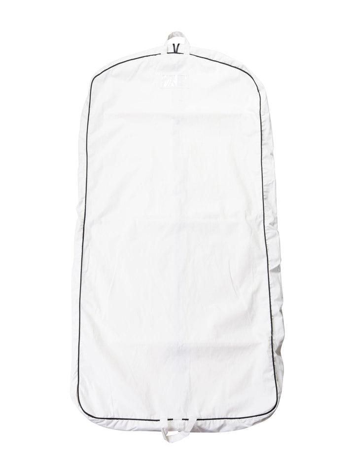 Top Quality Chanel Logo Canvas Garment Bag White Black