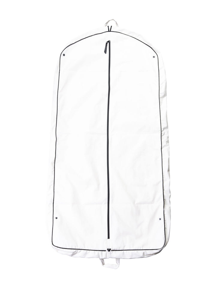 Top Quality Chanel Logo Canvas Garment Bag White Black
