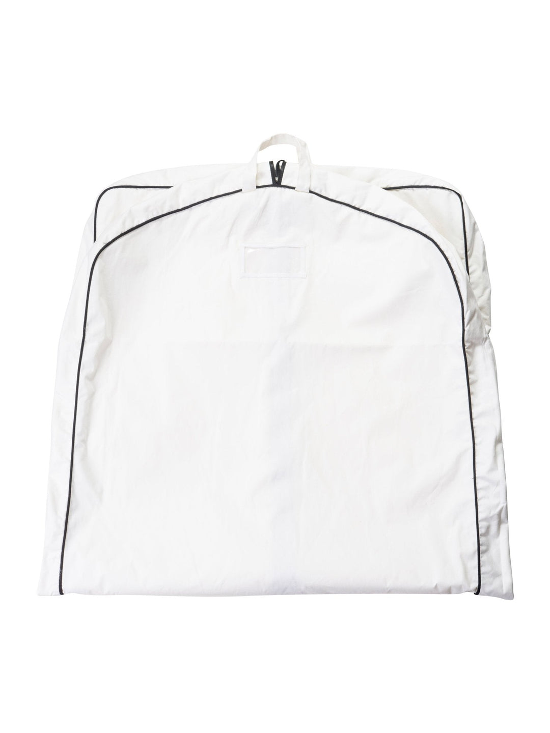 Top Quality Chanel Logo Canvas Garment Bag White Black