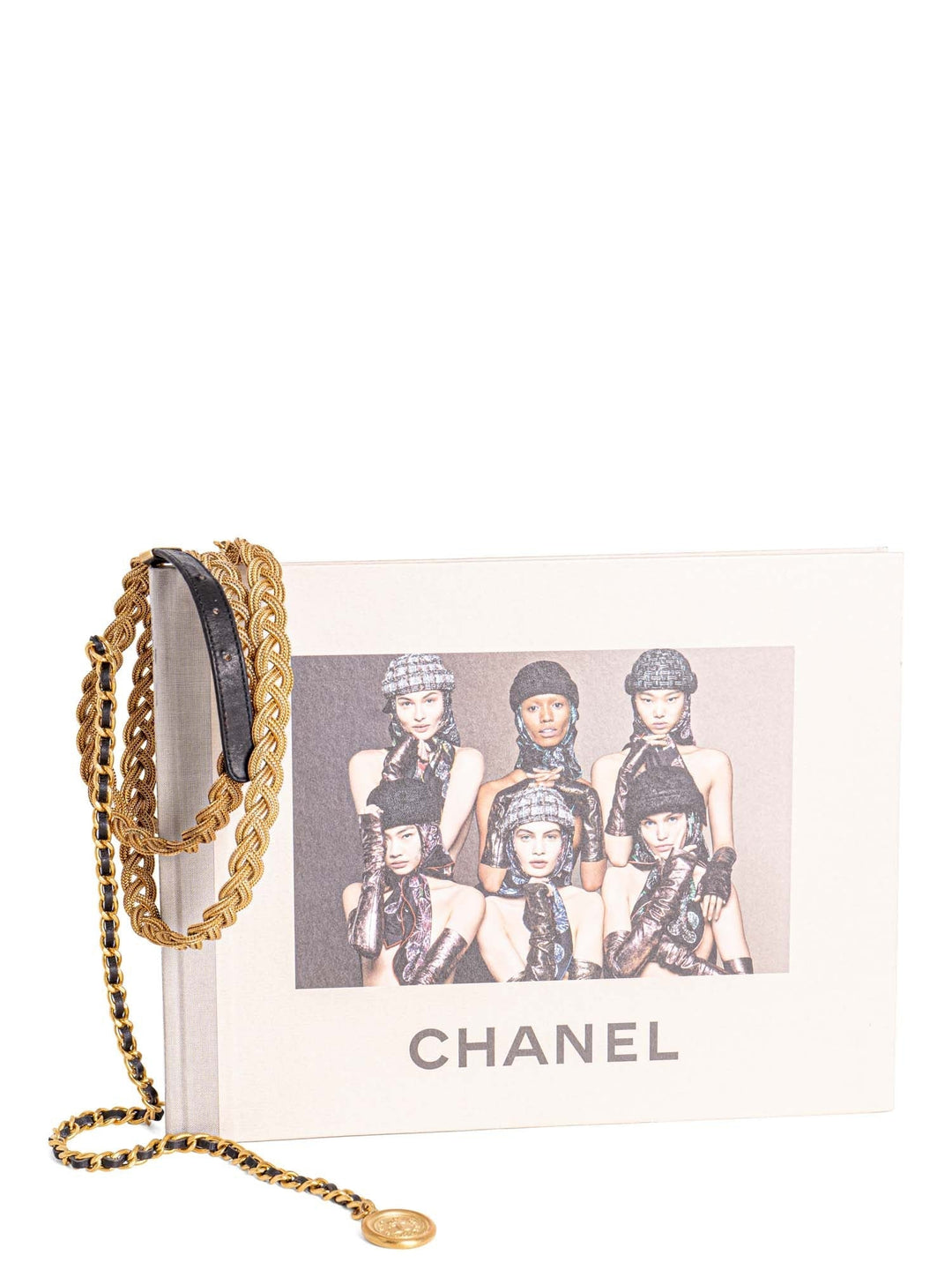 Top Quality Chanel Medallion 24K Gold Multi-Chain Leather Belt Black
