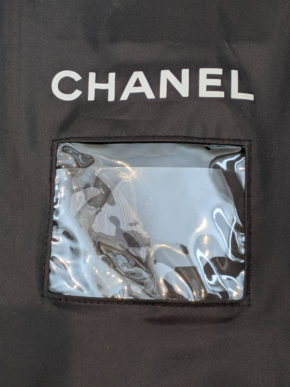 Top Quality Chanel Nylon Garment Cover Bag Black