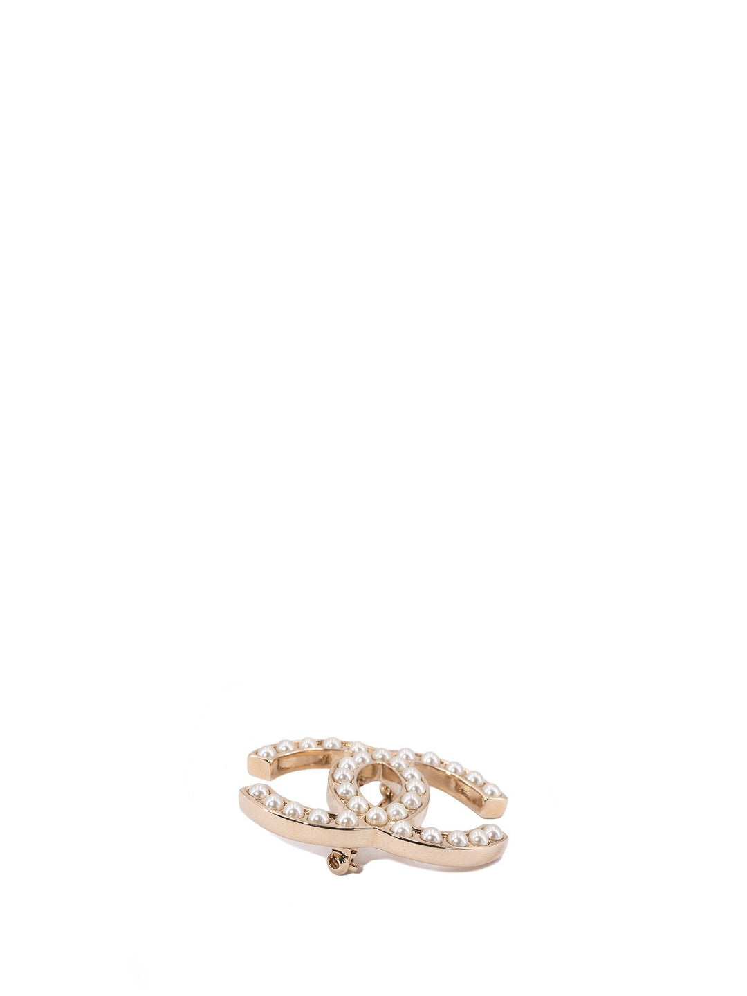 Top Quality Chanel Pearl CC Logo Pin Gold