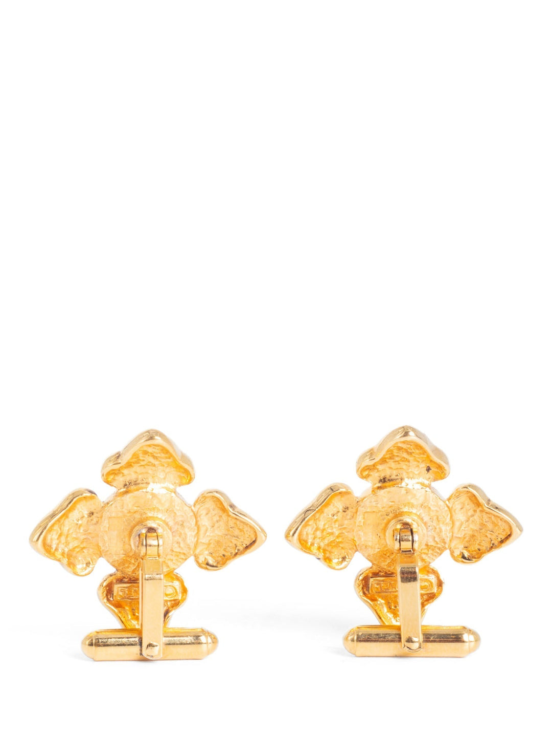 Top Quality Chanel Pearl Gripoix Cufflinks Gold