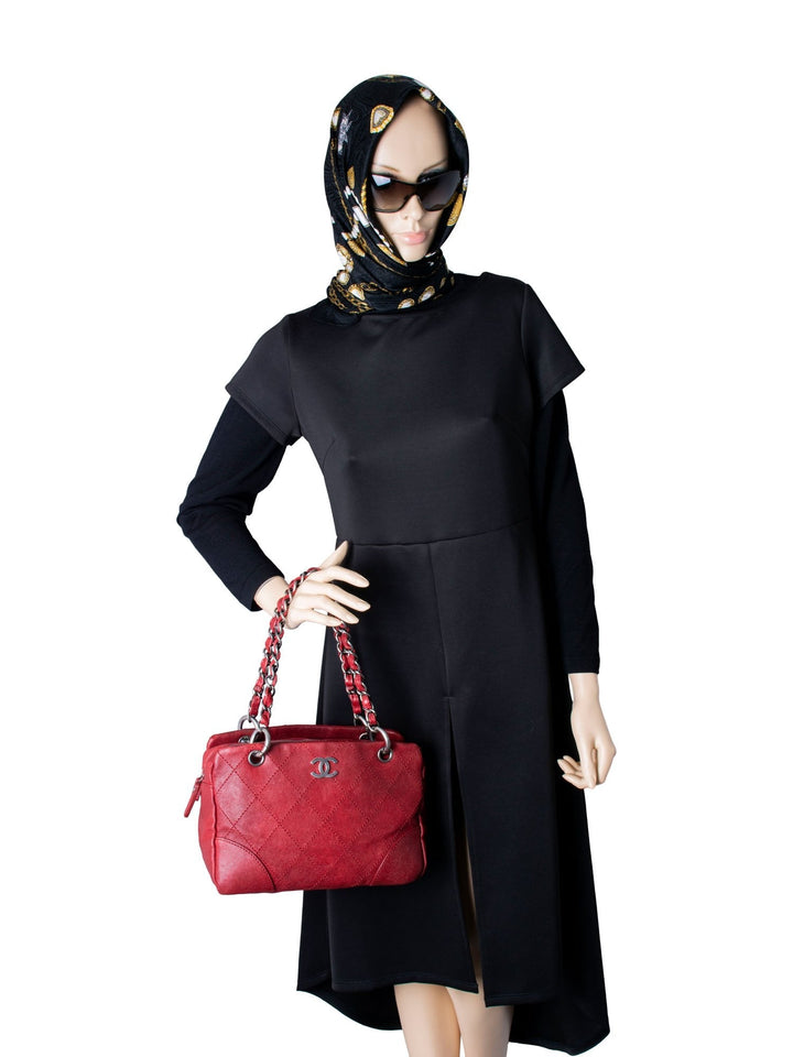 Top Quality Chanel Quilted Caviar CC Logo Petit Shopper Bag Red